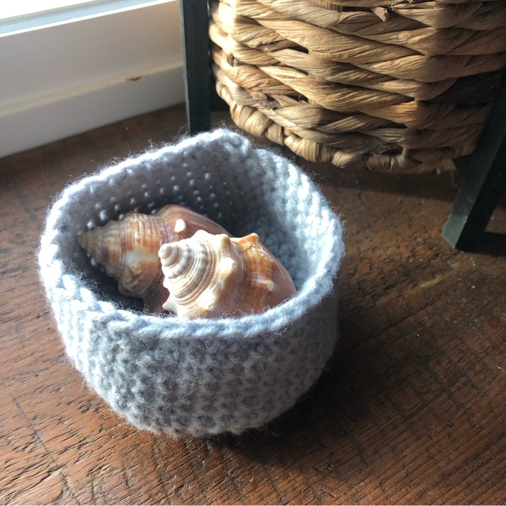 Small Crocheted Basket